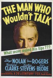 The Man Who Wouldn't Talk (1940)